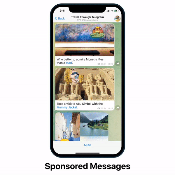 Telegram реклама