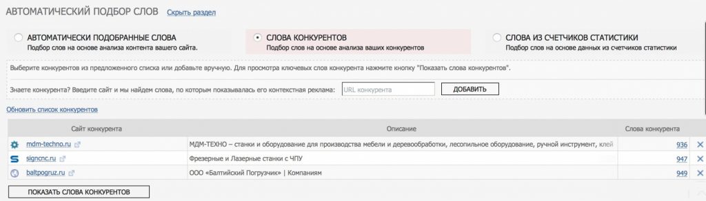 анализ рекламы конкурентов