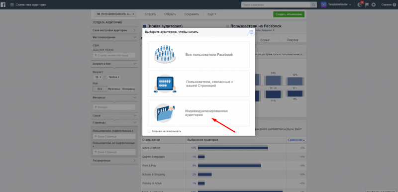 Google Analytics и Facebook