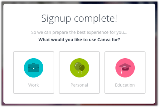 Canva регистрация