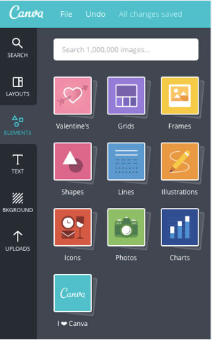 Элементы Canva
