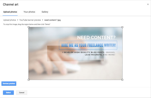 Canva обложка для ютуб