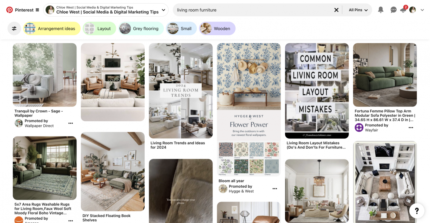 рекламные объявления Pinterest Ads