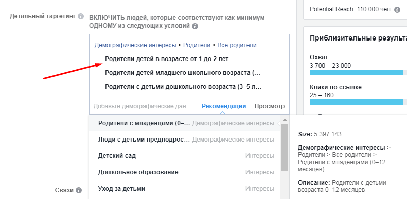 Как таргетироваться на родителей