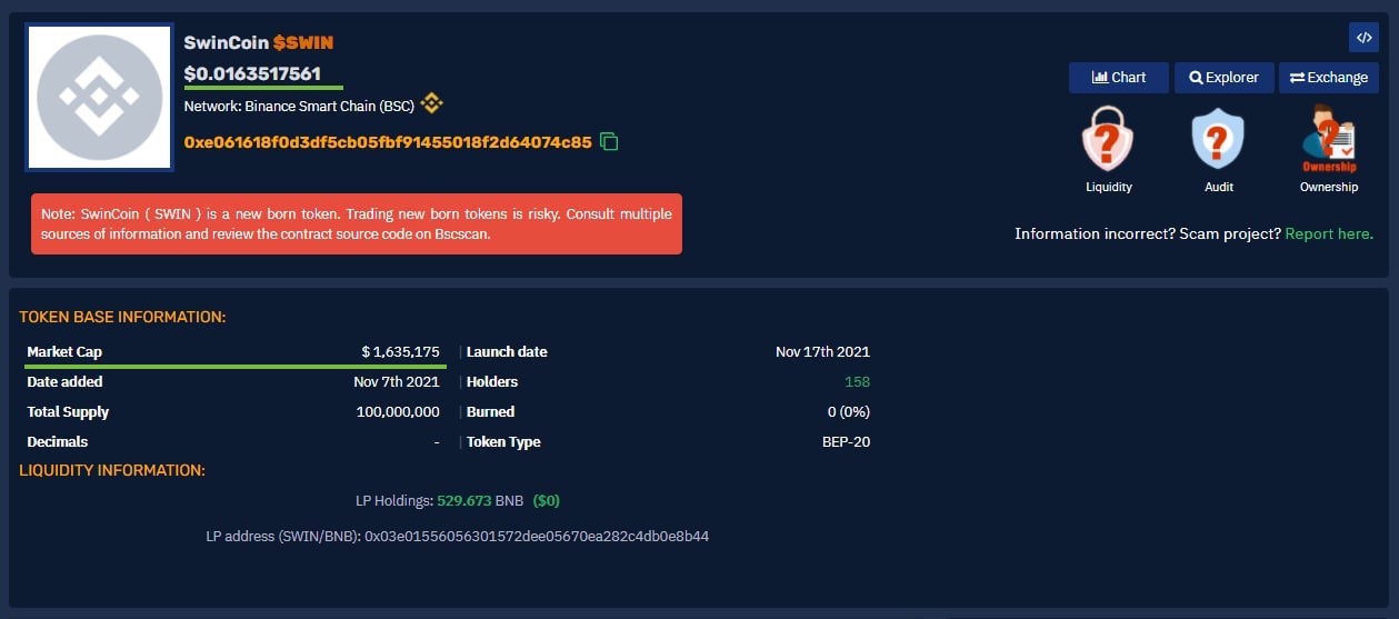 SWINCOIN