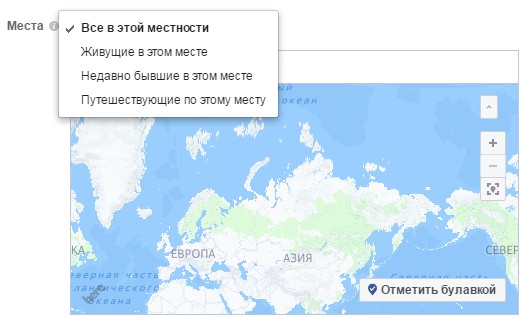 виды таргетинга в facebook