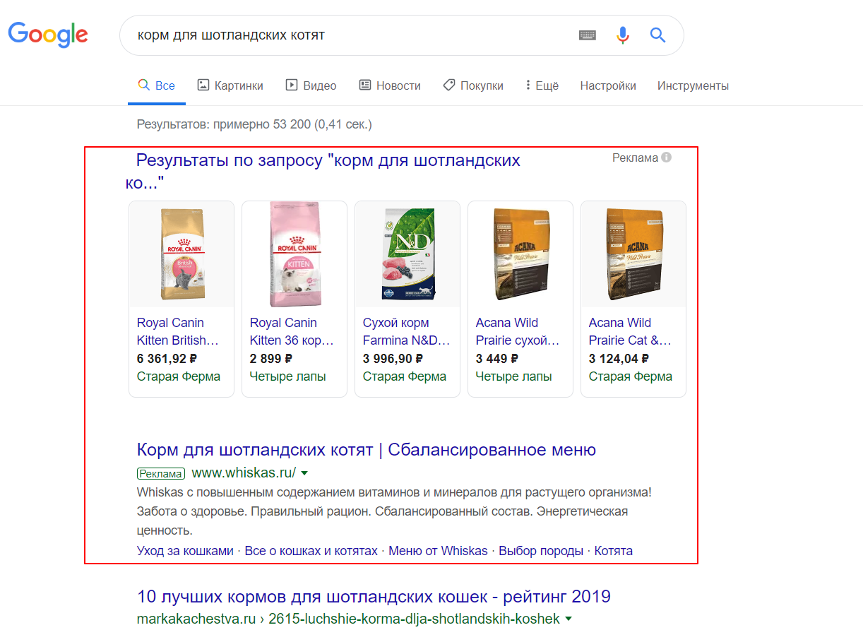 типы кампаний Google Ads