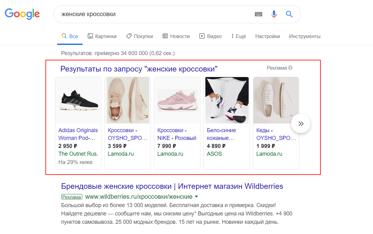 типы кампаний Google Ads