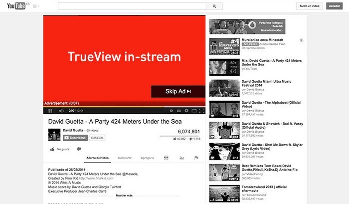 создание рекламной кампании на youtube