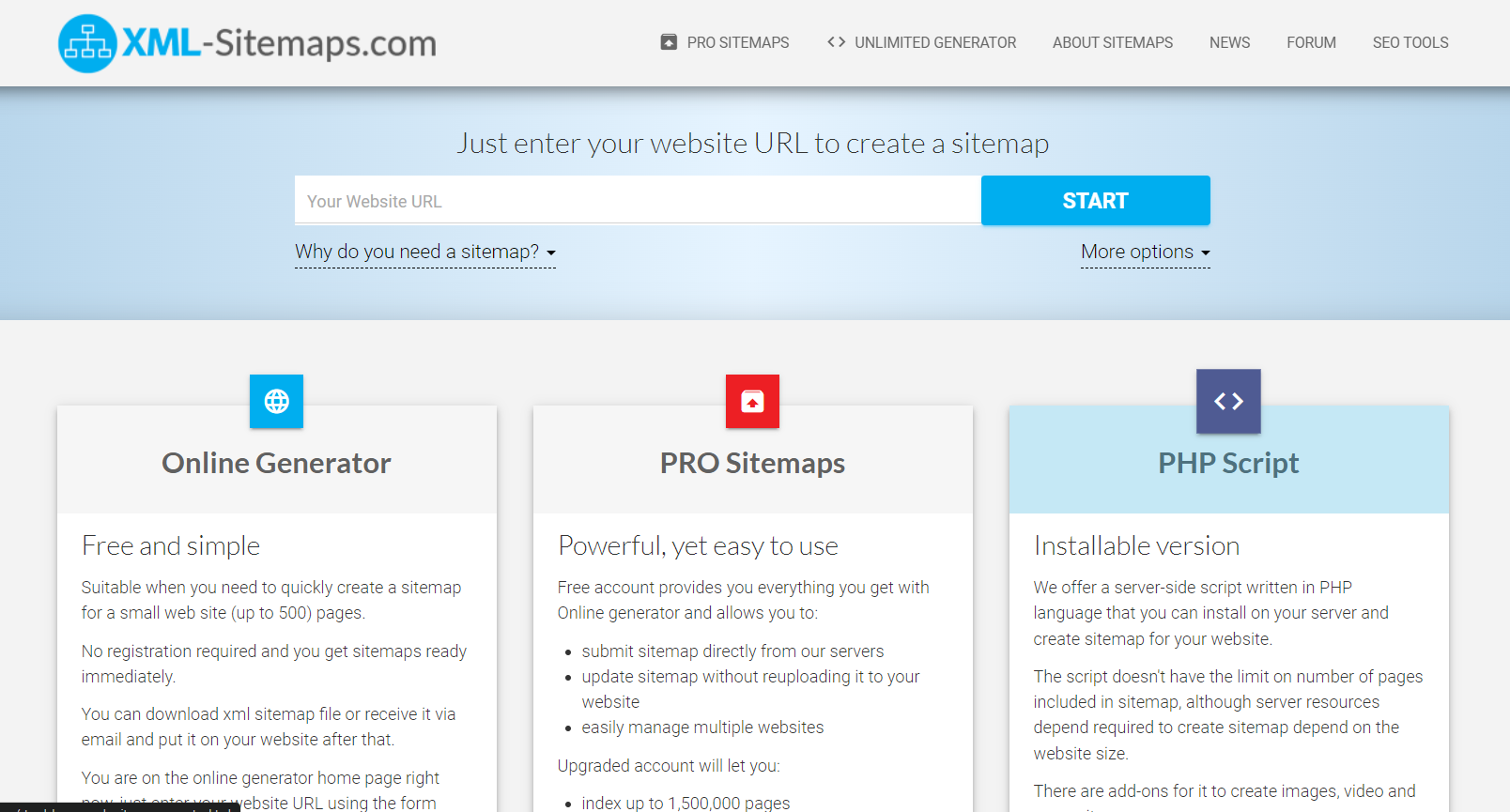 Источник: xml-sitemaps.com 