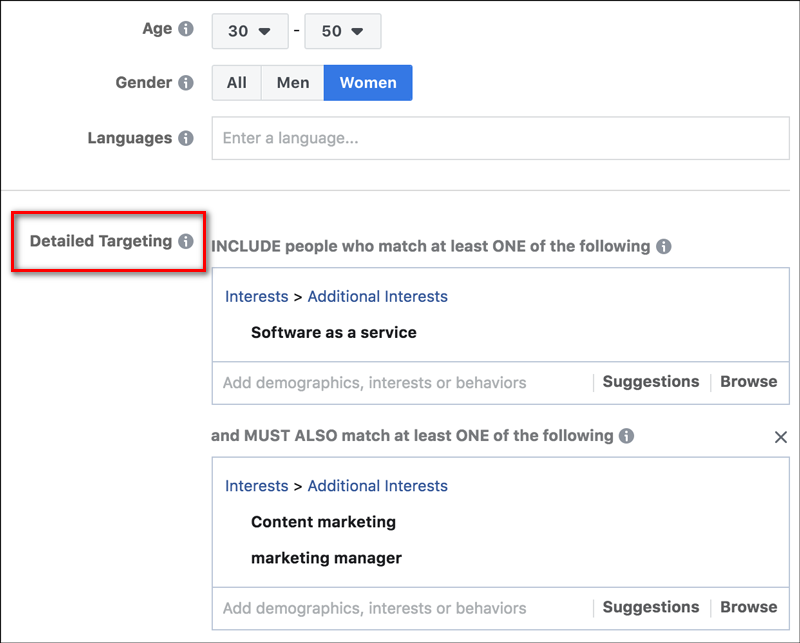 контент для рекламных постов Facebook