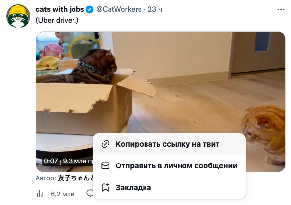 скачать видео с Твиттера