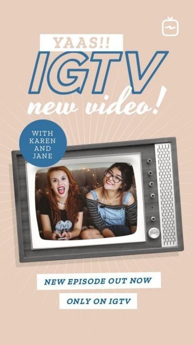 шаблоны для igtv