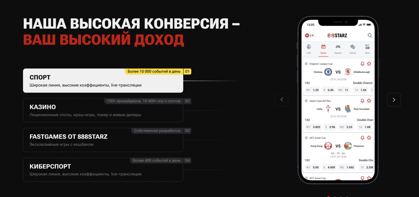 888STARZ Partners | Изображение 6