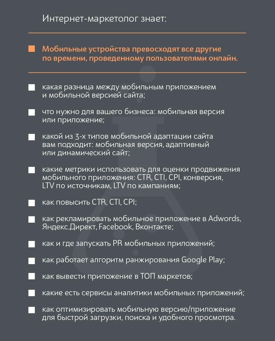 что должен знать интернет маркетолог