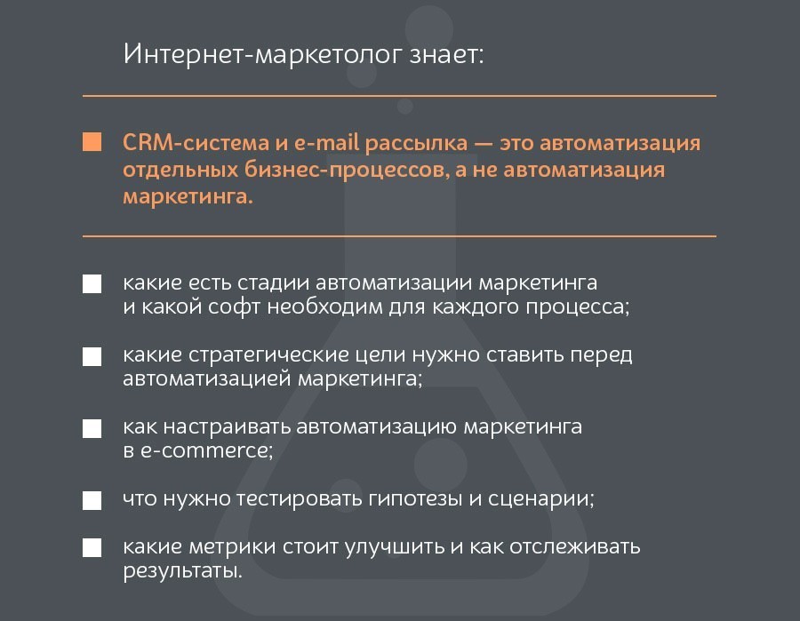 что должен знать интернет маркетолог