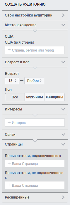 руководство по Facebook Audience Insights