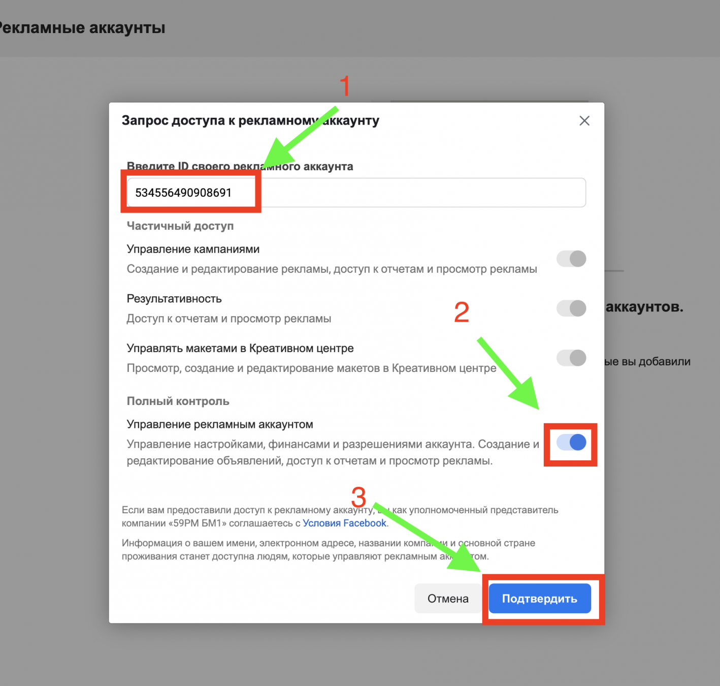 схема запуска аккаунтов Facebook