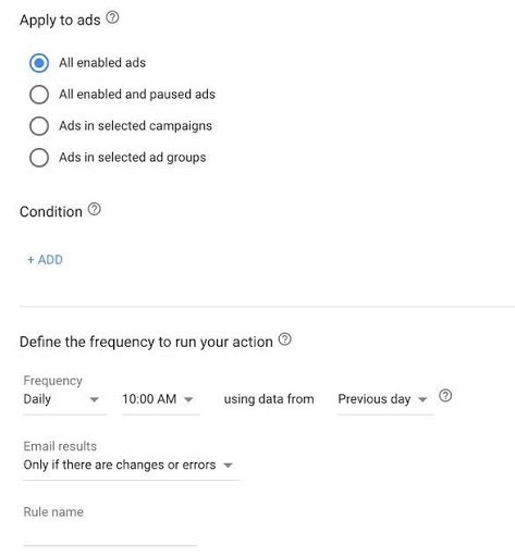 настройка Google Ads