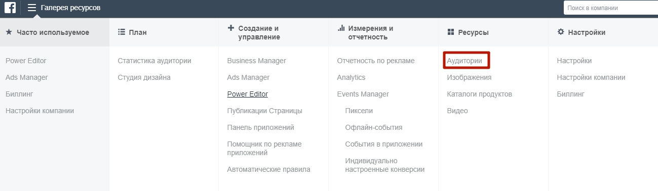 таргетированная реклама в Facebook