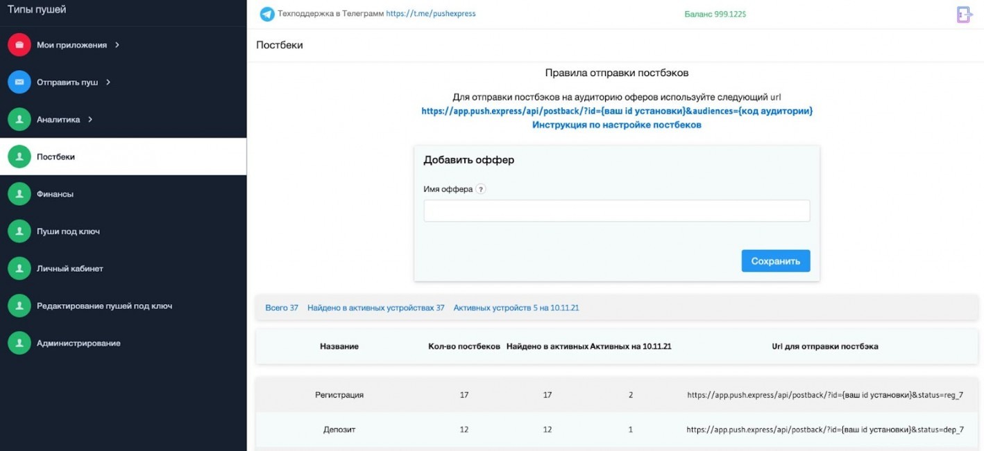 пуши c полной автоматизацией