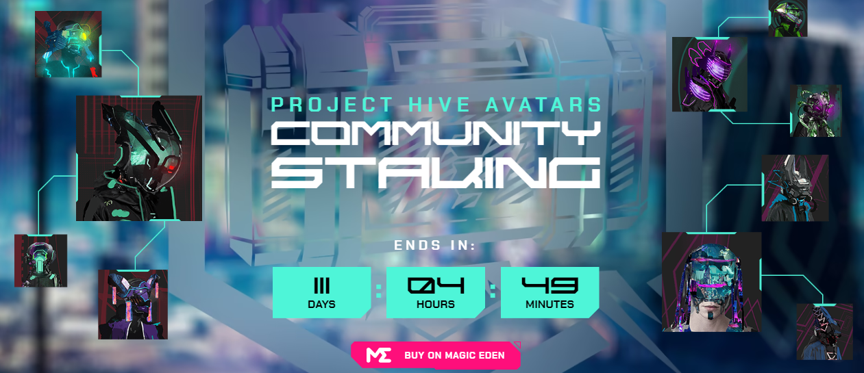 Стейкинг NFT Project Hive