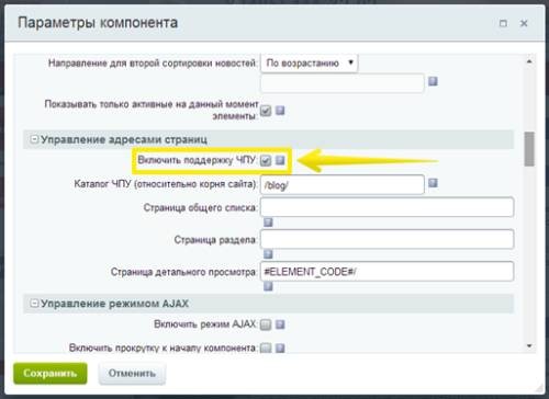 Поставить галочку напротив пункта «Включить поддержку ЧПУ»
