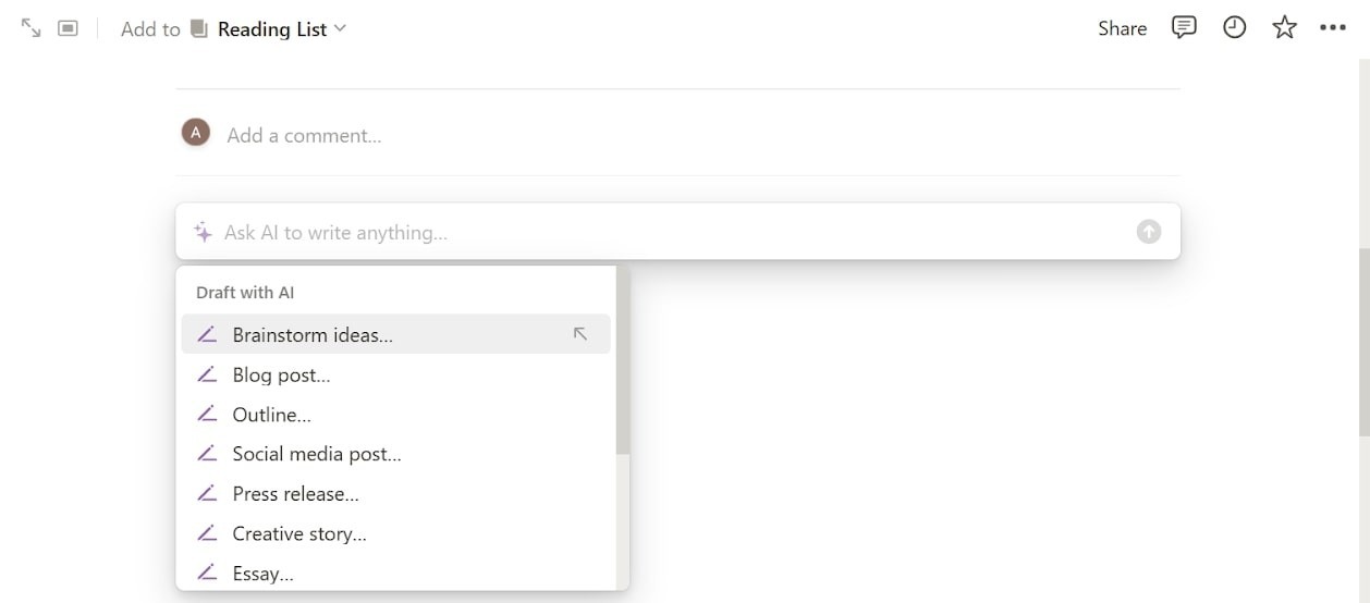 Notion AI