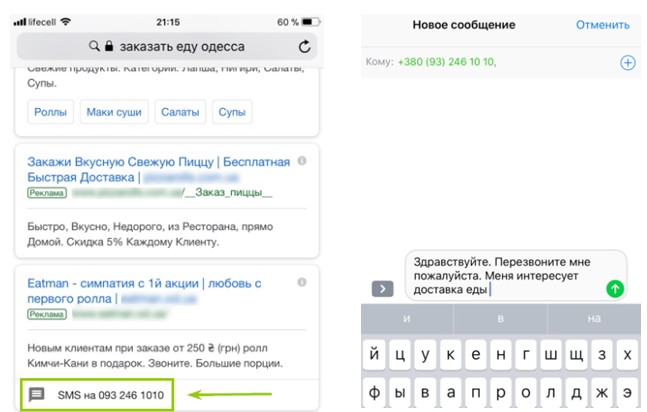 Расширения объявлений Google AdWords