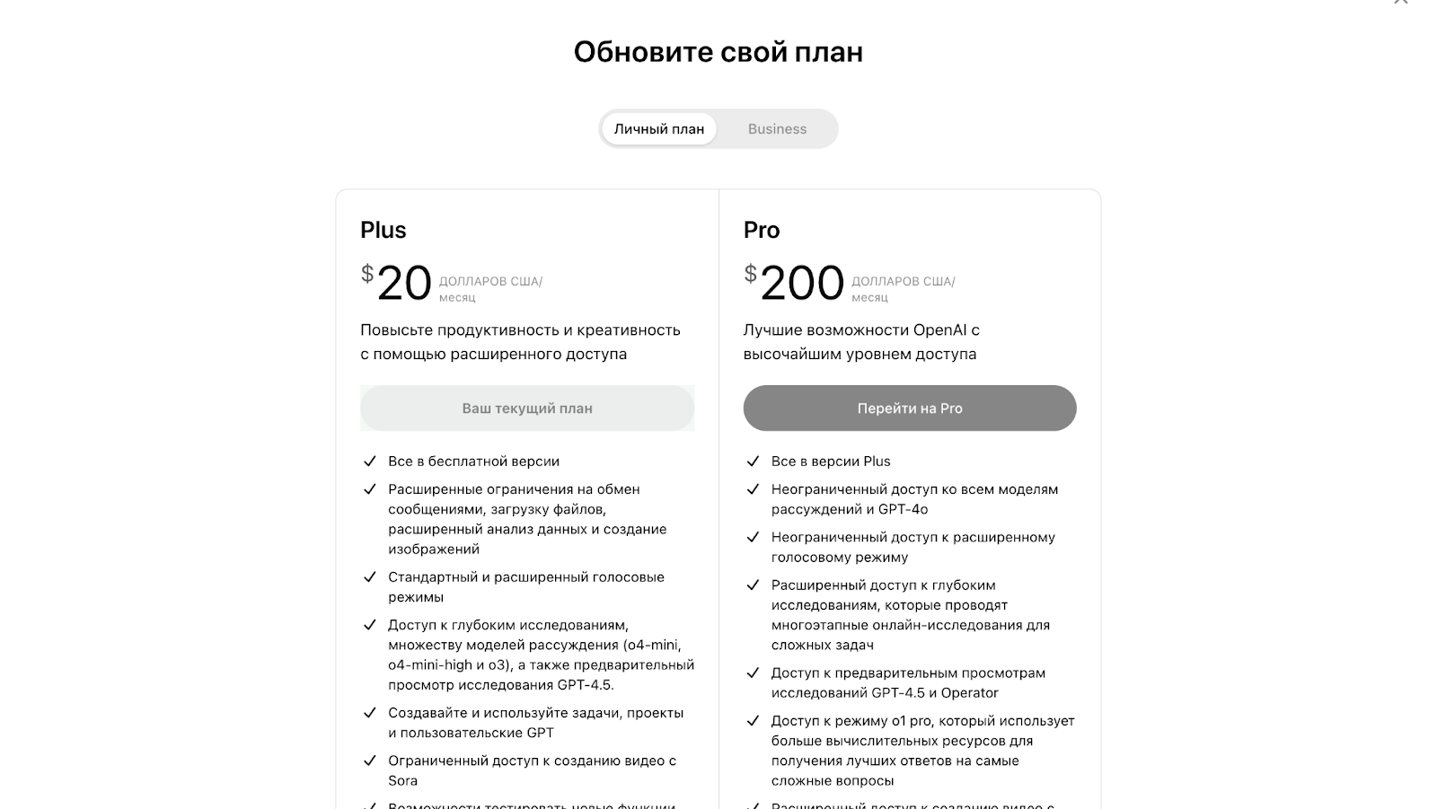 Сколько стоит подписка ChatGPT