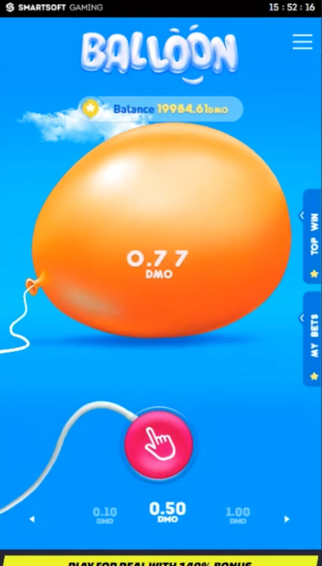 Краш-игра Balloon