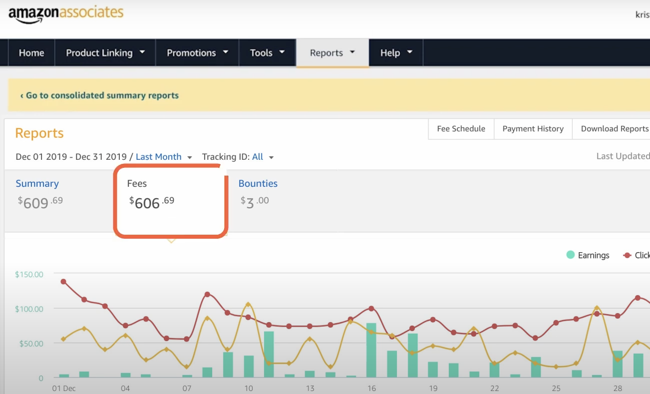 Как смотреть статистику Amazon Associates