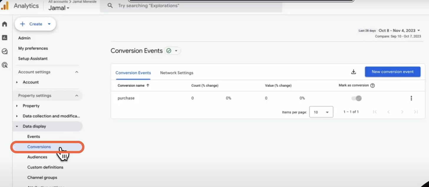 Как отслеживать событие как конверсию Google Analytics