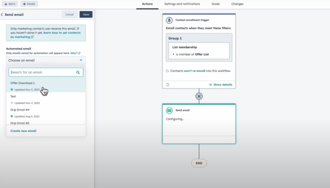 Воронка в Workflows