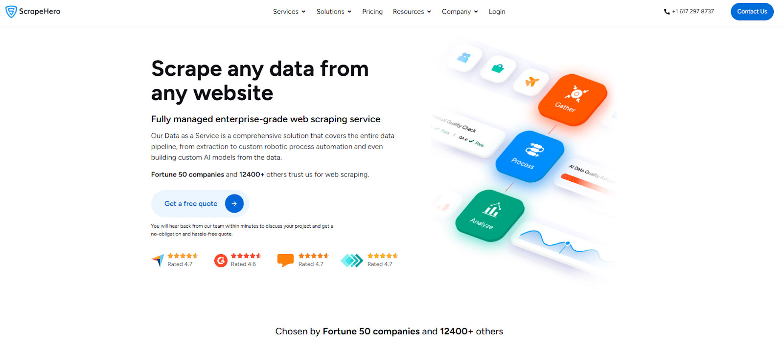 ScrapeHero сервис для извлечения и автоматизации обработки веб-данных