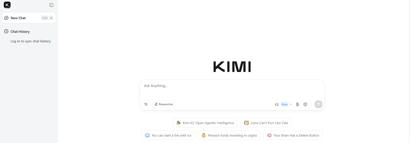 Нейросеть Kimi K2