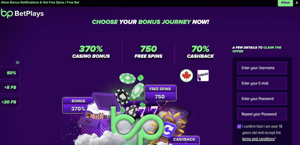 оффер Betplays