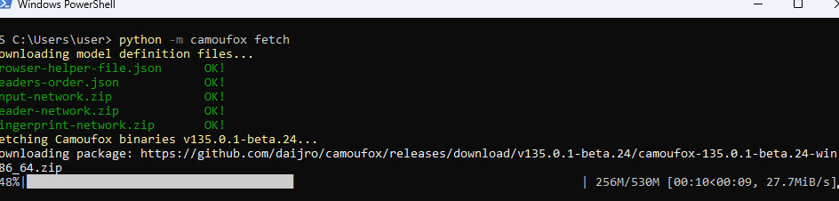 Антик Camoufox