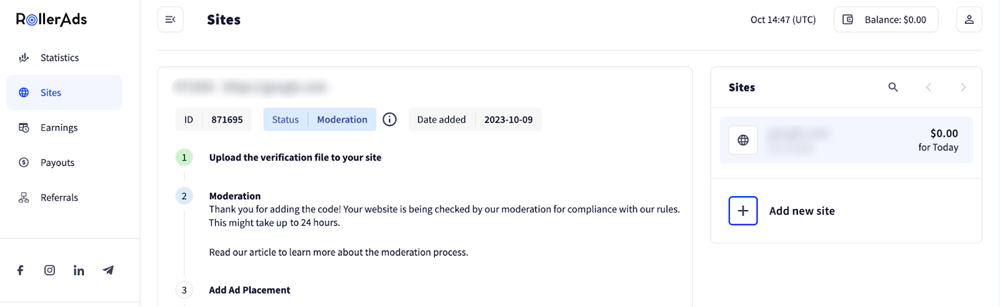 Монетизация трафика Roller Ads