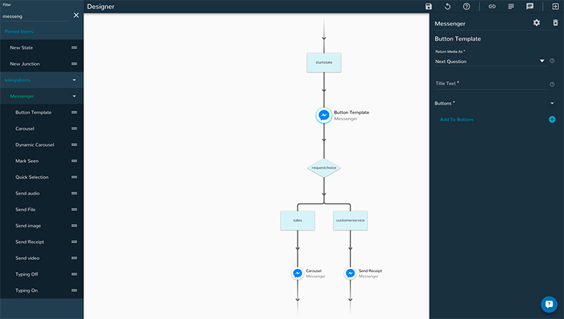 Converse Конструктор для разработки ботов | Изображение 4