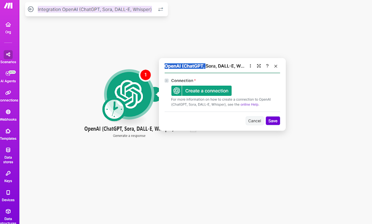 Настройка автоматизации Pinterest