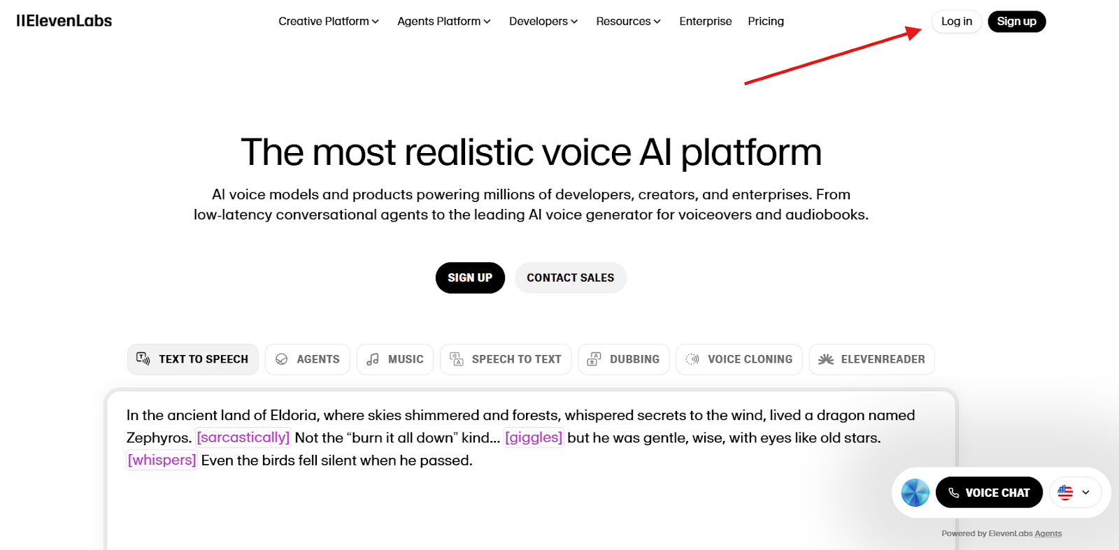 Нейросеть ElevenLabs