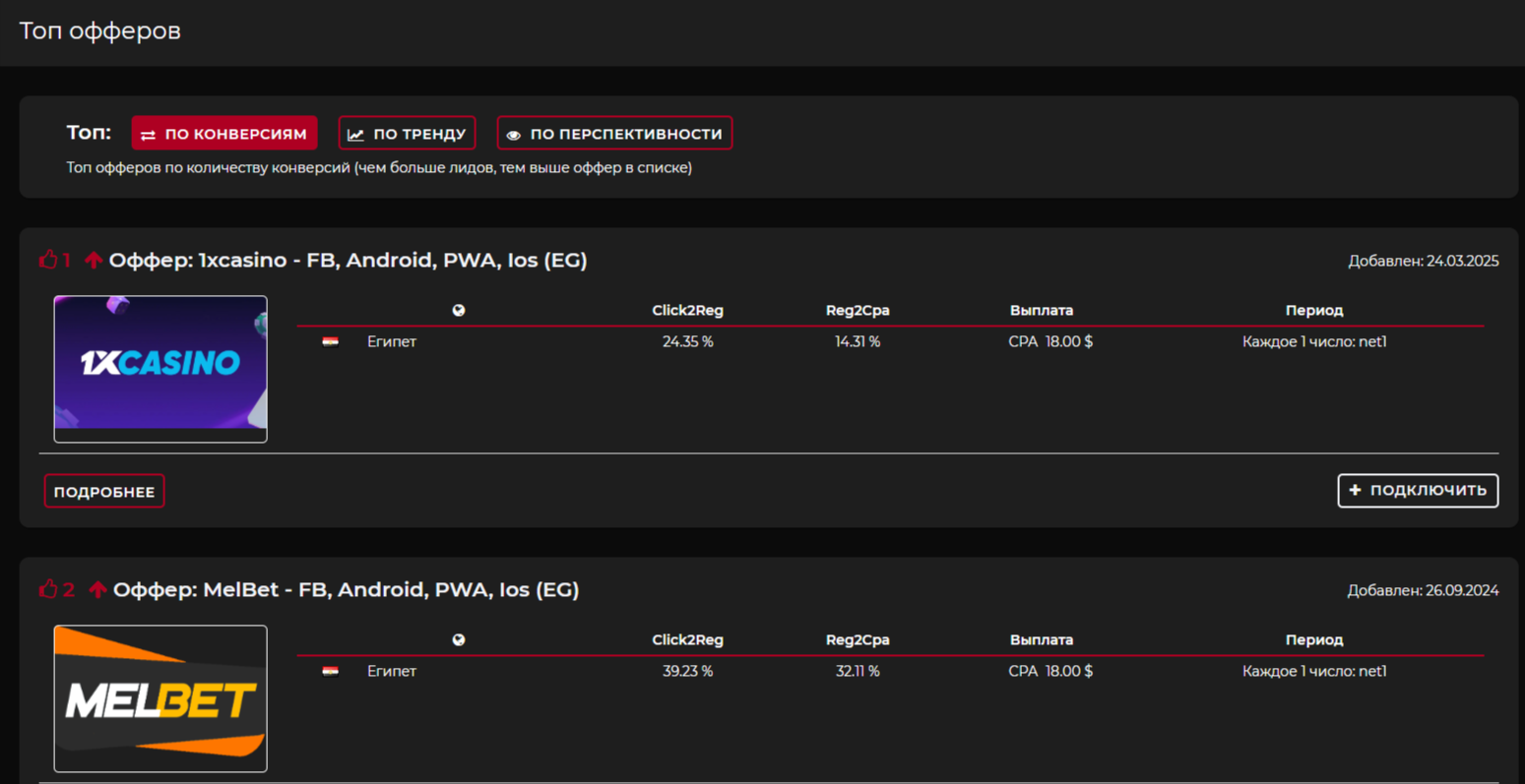 топ офферов | Изображение 6