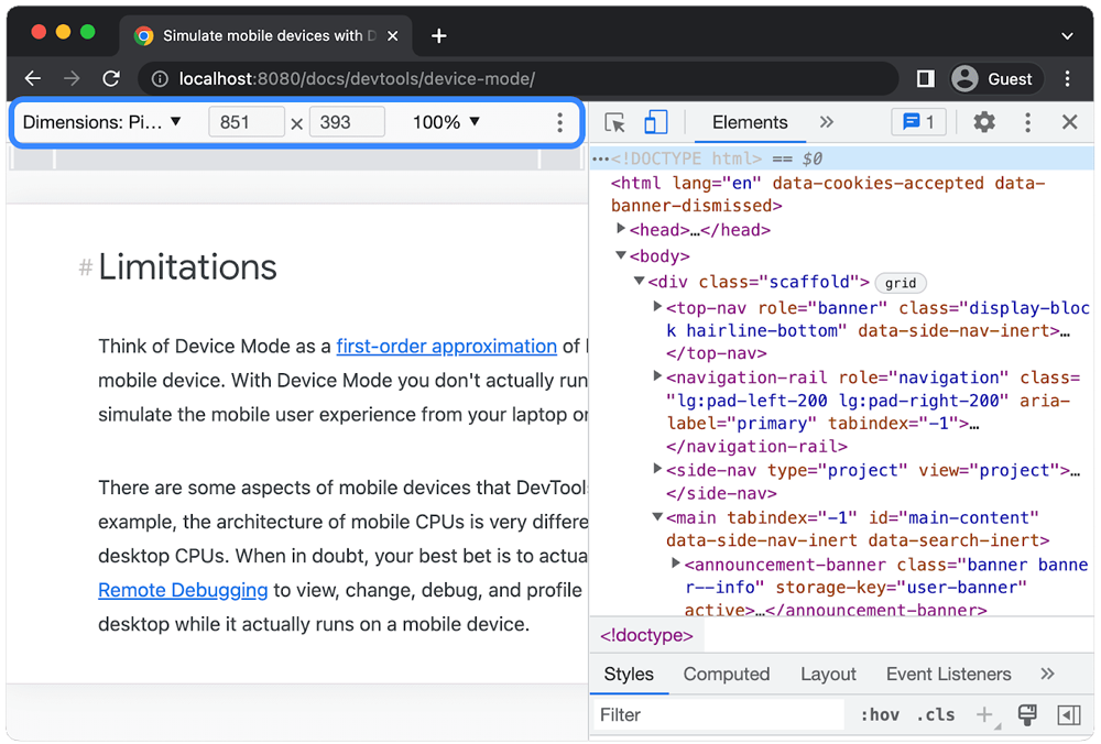 Как имитировать размеры экрана мобильного устройства на сайте | Изображение 16