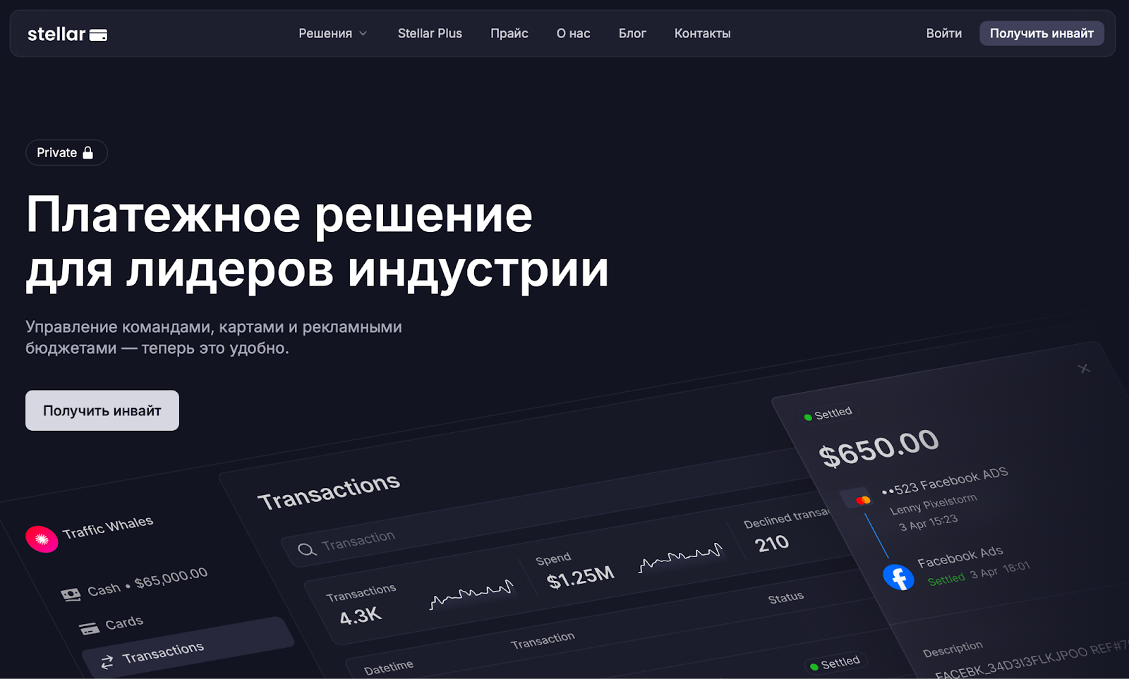 Платежка Stellar Card | Изображение 1