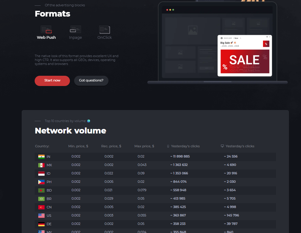 Партнерские сети для popunder и clickunder трафика | Изображение 10