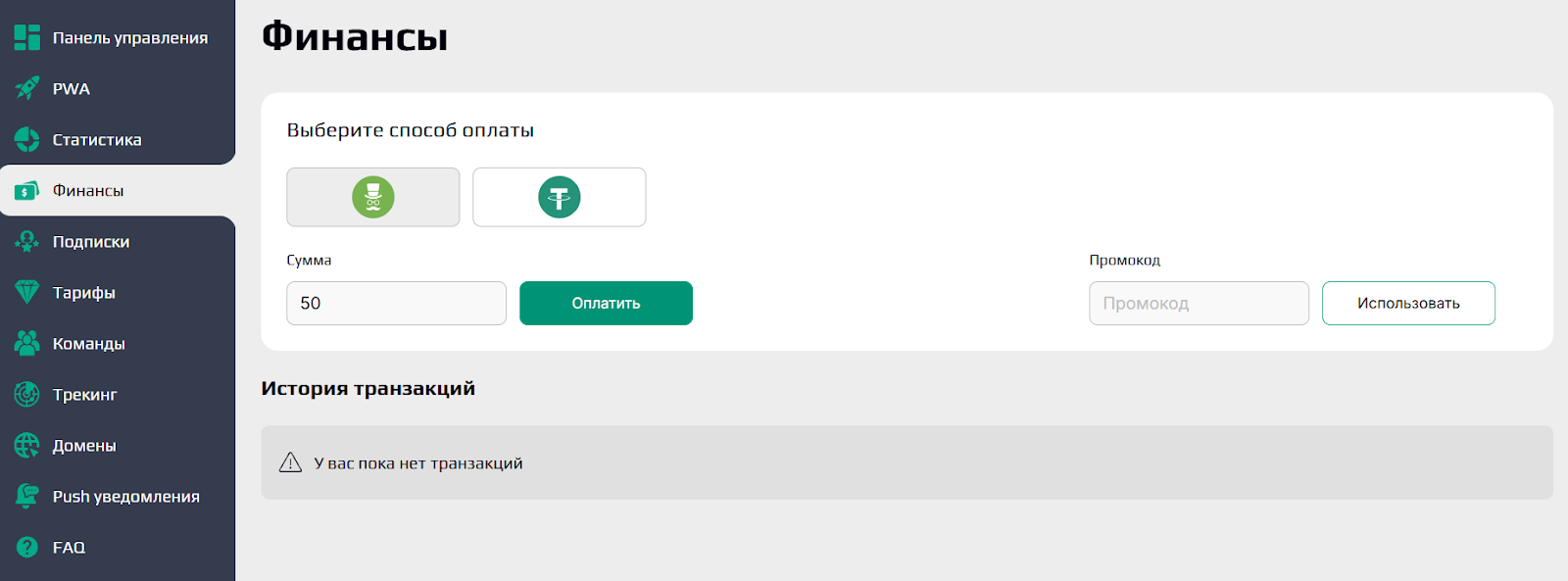 Оплата тарифа EpicPWA | Изображение 9