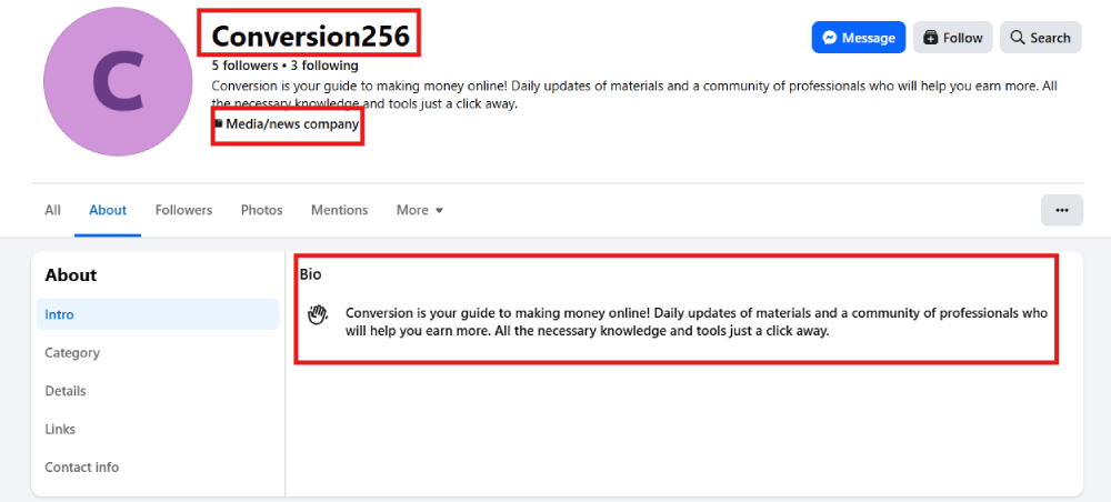 Описание Public Page на Facebook | Изображение 8