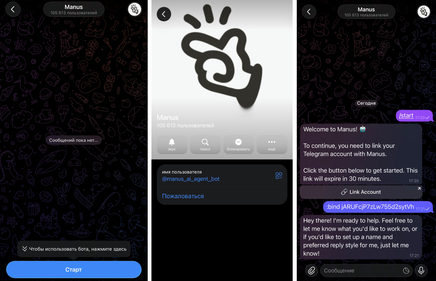 Manus AI в телеграм | Изображение 4