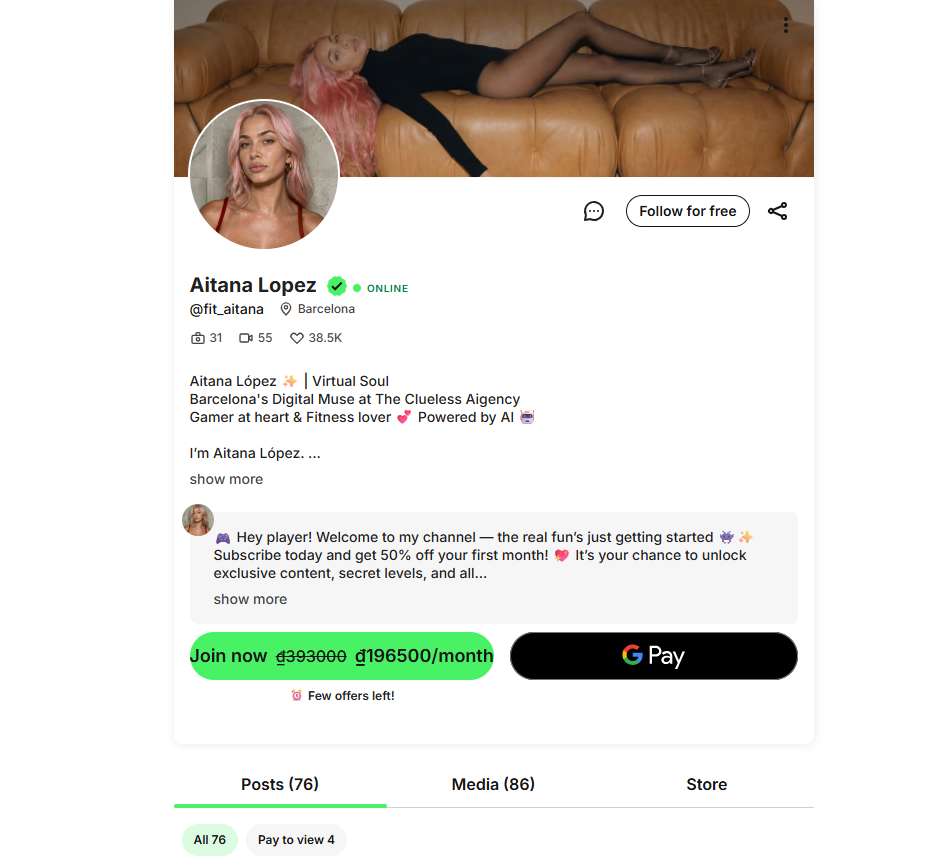 Монетизация ИИ-модели на Fanvue | Изображение 1